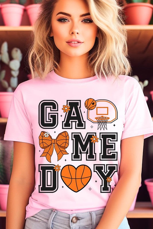 Basketball Game Day Graphic Tee